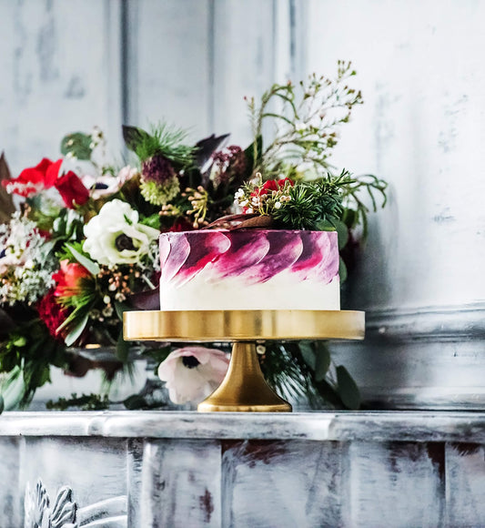 Chocolate Cake with Flowers