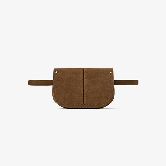 Brown crossbody belt bag