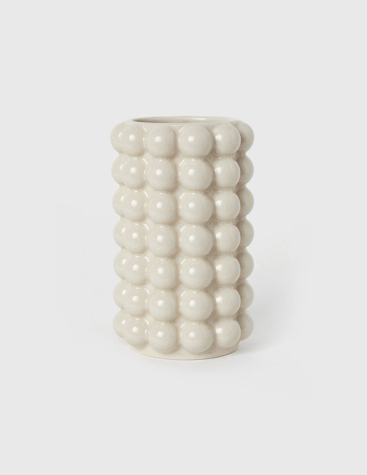 Stylish white vase